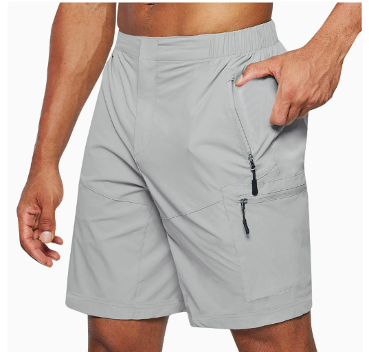 Cargoshorts til herrer med lynlåslommer