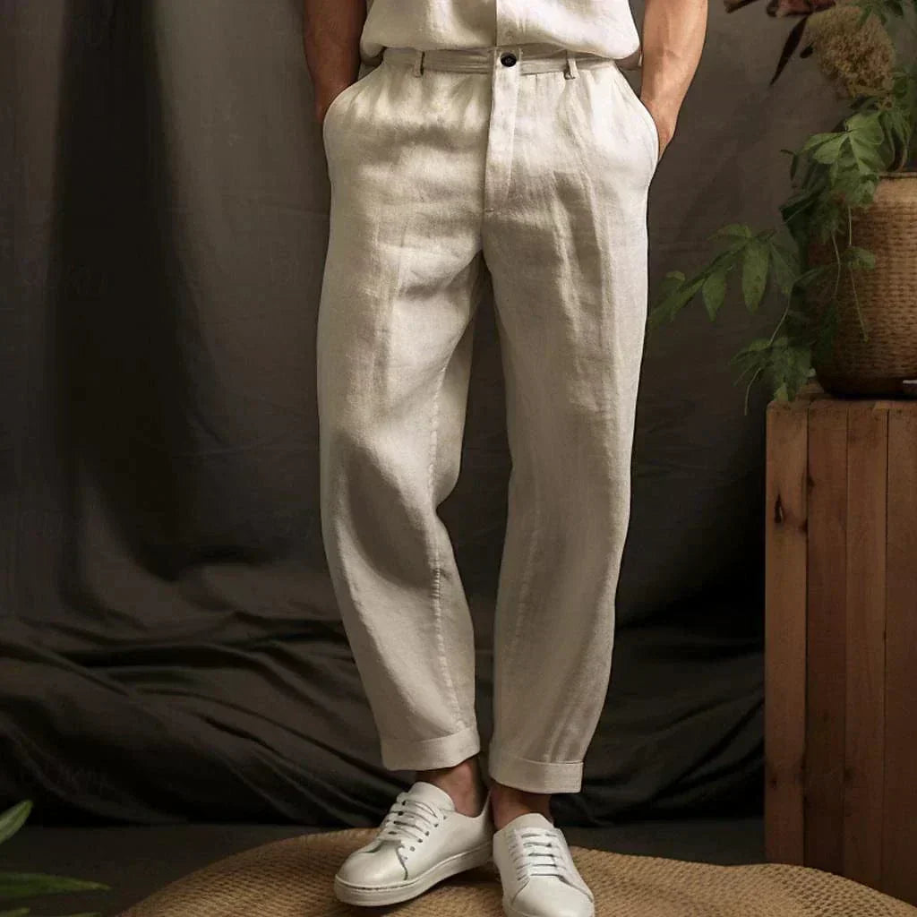 Casual herrebukser i relaxed fit