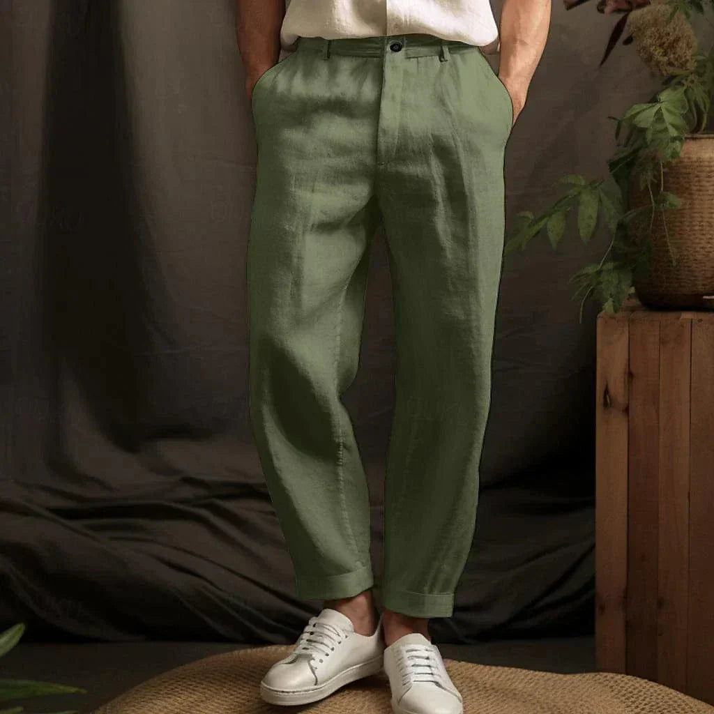 Casual herrebukser i relaxed fit