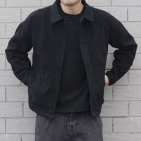Oversized casual herrejakke med knapper
