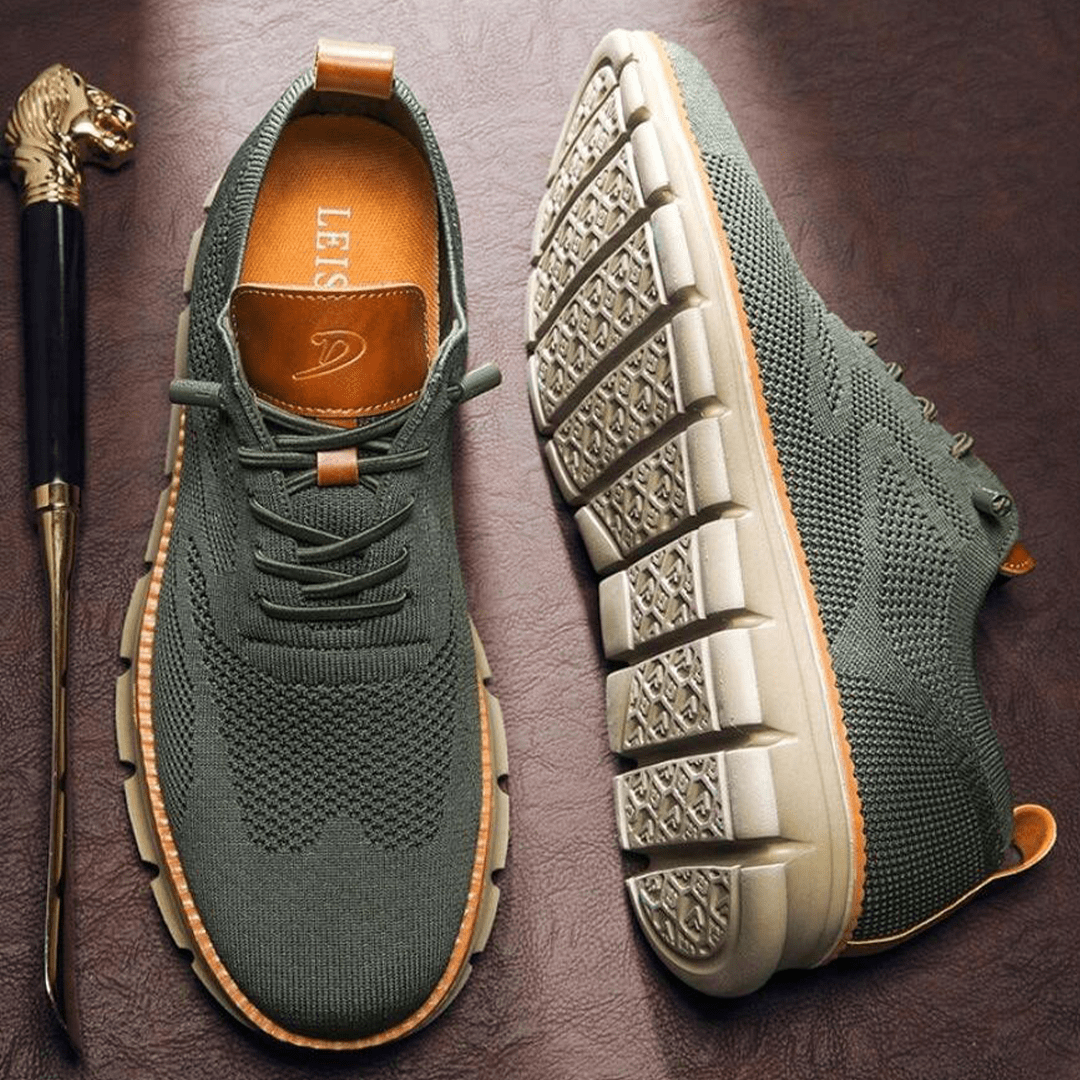 Casual herresneakers med snørebånd