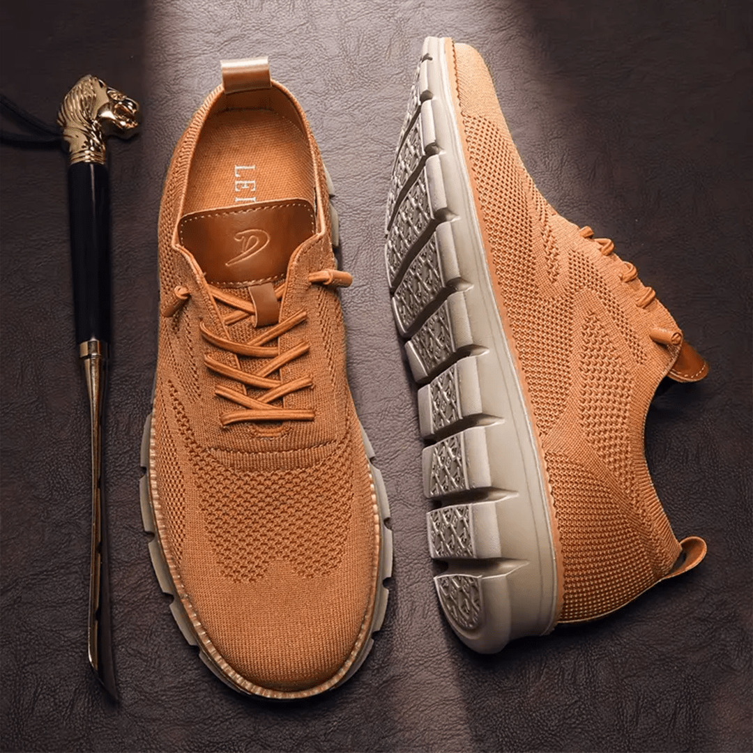 Casual herresneakers med snørebånd