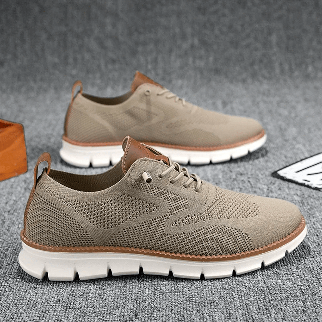 Casual herresneakers med snørebånd