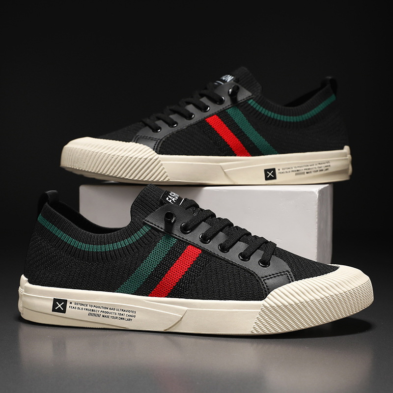 Casual herresneakers med snørebånd