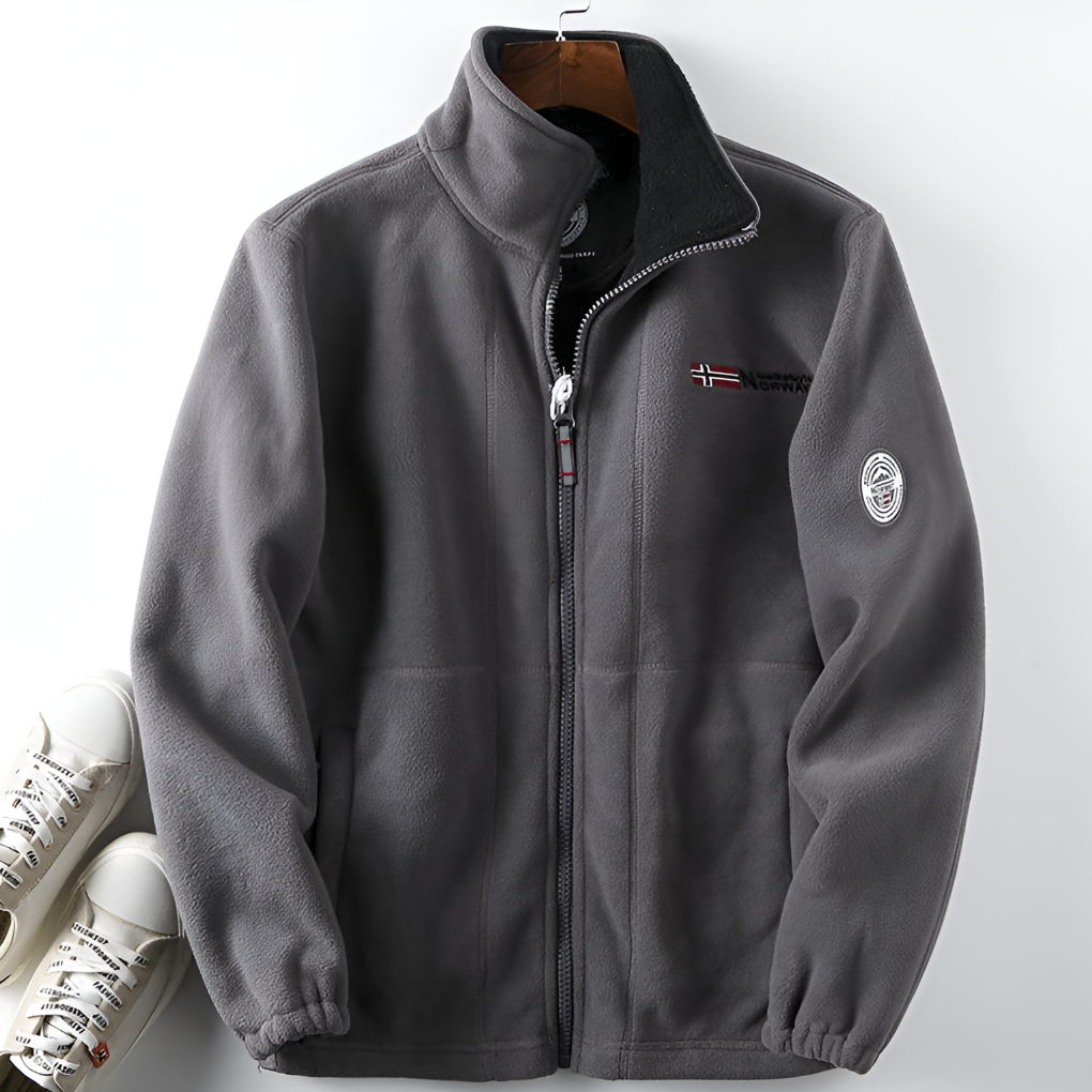 Casual outdoor-fleece til mænd