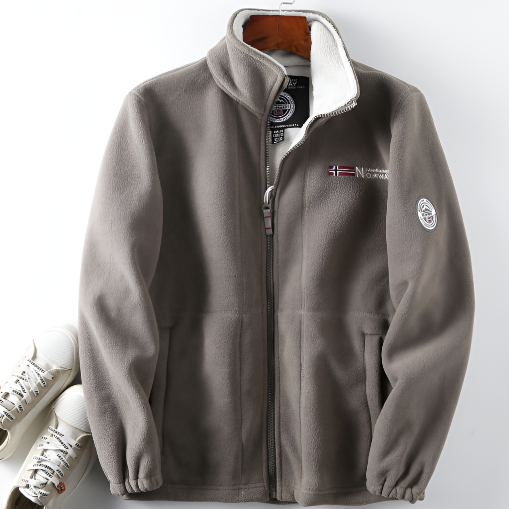 Casual outdoor-fleece til mænd