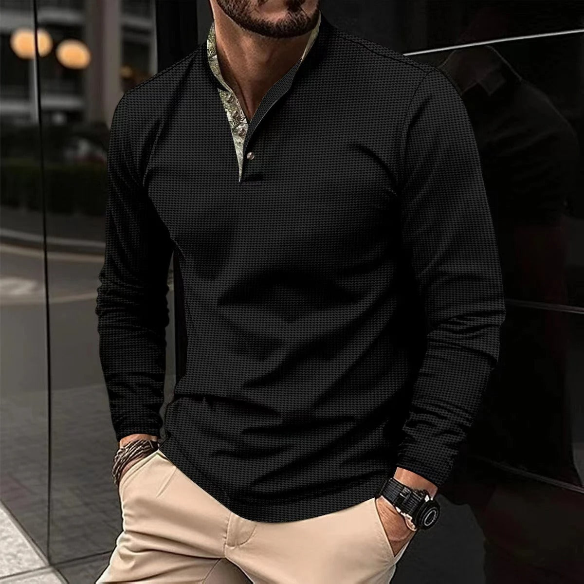 Casual slim-fit herreskjorte