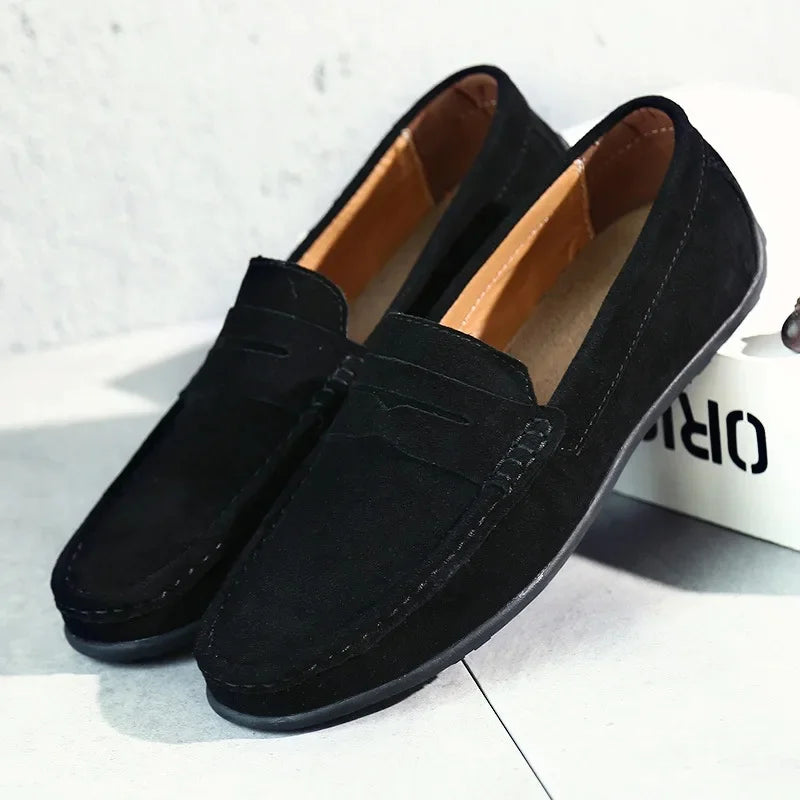 Casual slip-on-loafers til herrer