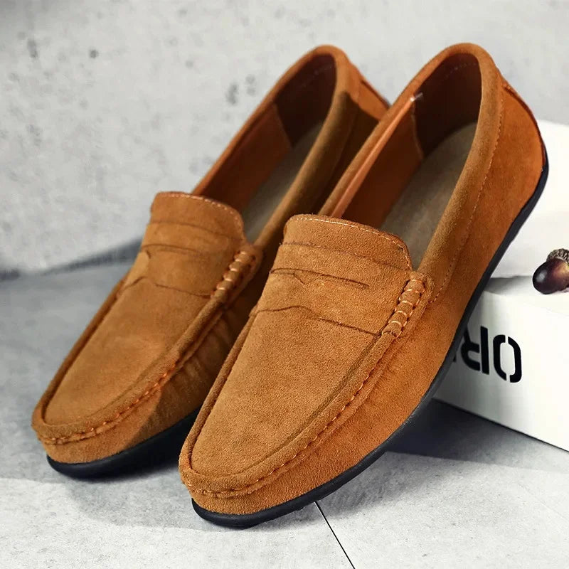 Casual slip-on-loafers til herrer