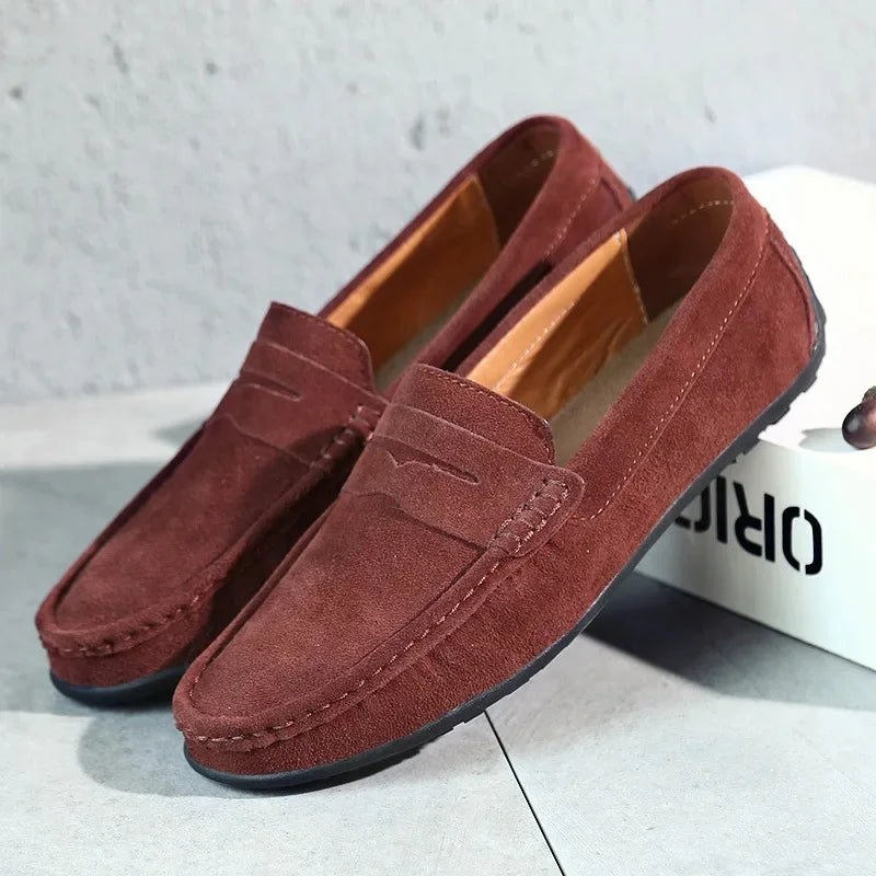 Casual slip-on-loafers til herrer