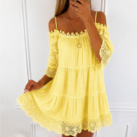 Cold shoulder-minikjole til damer