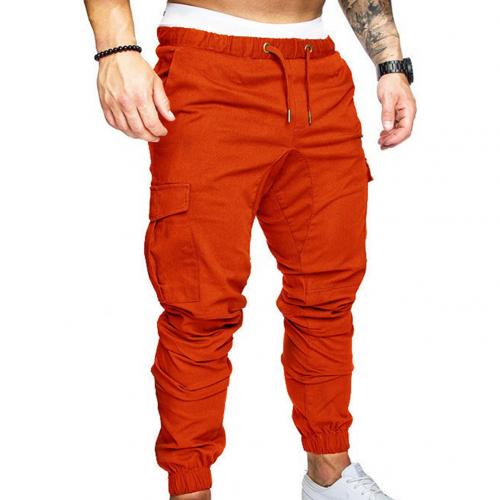 Commando-joggers med ribkant ved anklerne