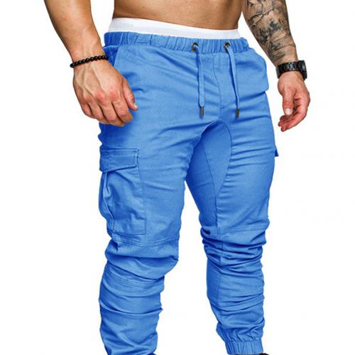Commando-joggers med ribkant ved anklerne