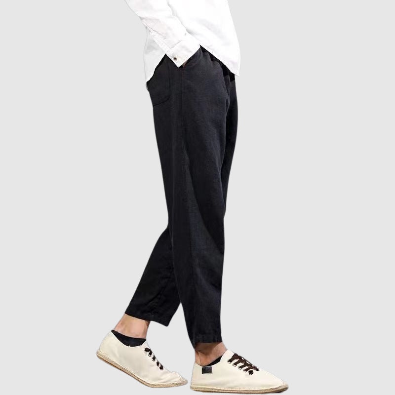 Cropped casual herrebukser
