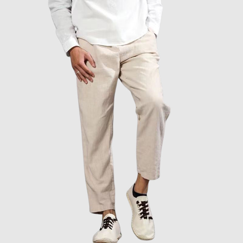 Cropped casual herrebukser