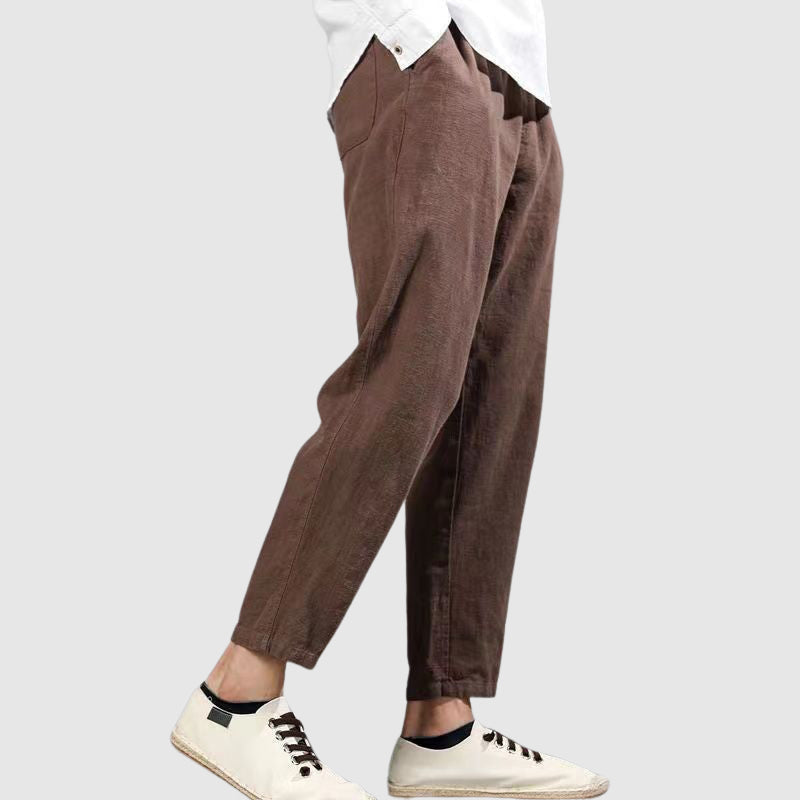 Cropped casual herrebukser