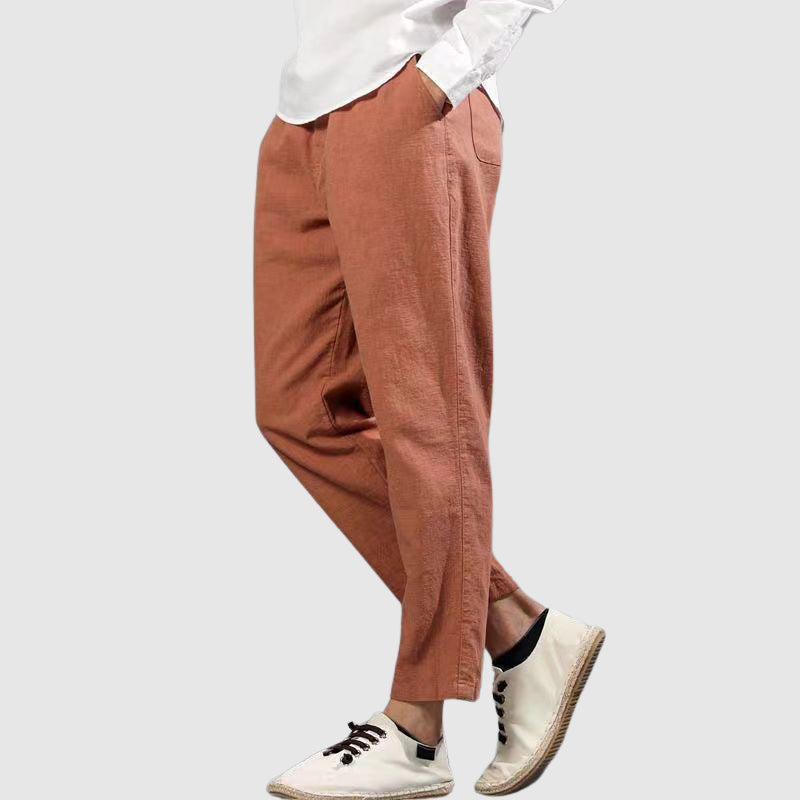 Cropped casual herrebukser