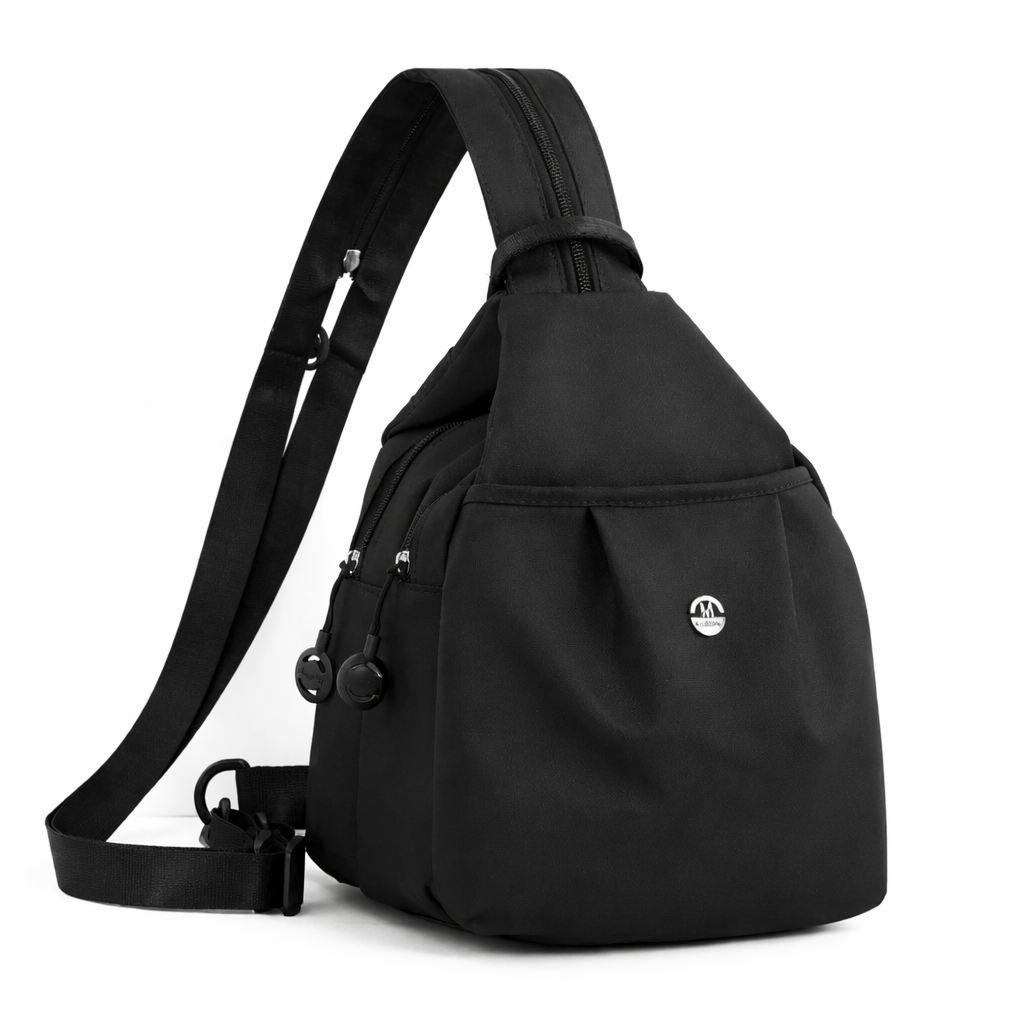 Crossbody-taske med mange lommer – let, sikker og alsidig