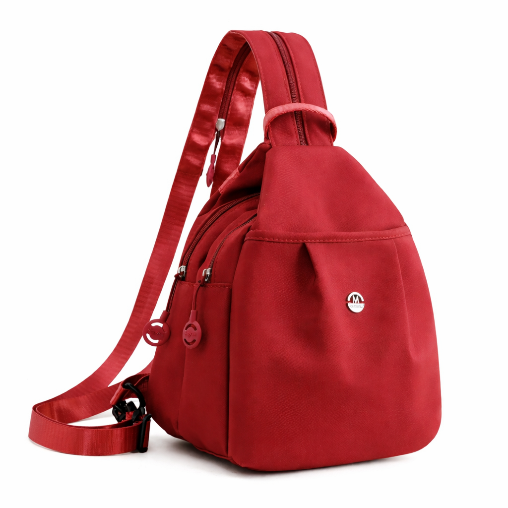 Crossbody-taske med mange lommer – let, sikker og alsidig