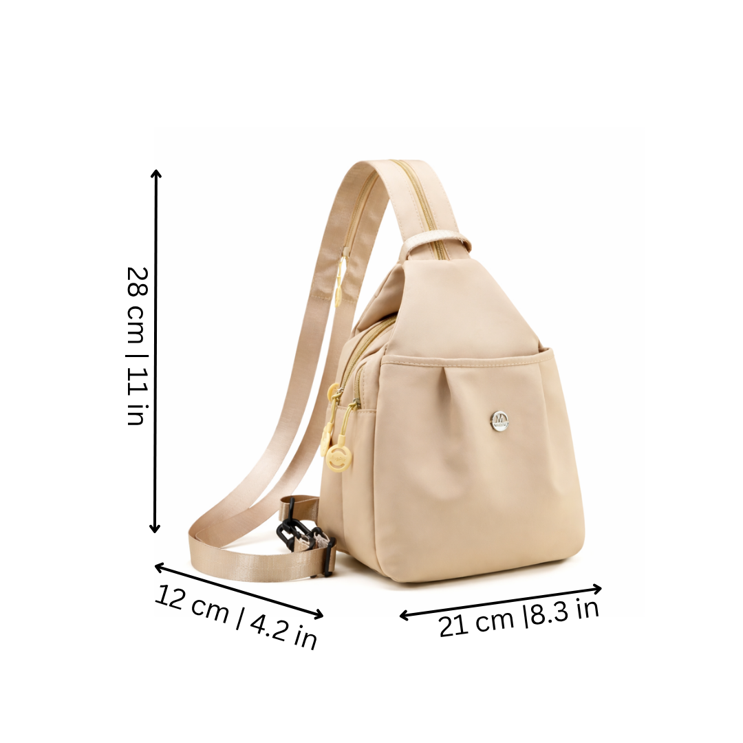 Crossbody-taske med mange lommer – let, sikker og alsidig
