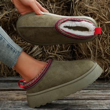 Dame slip-on plateau-clog-hjemmesko