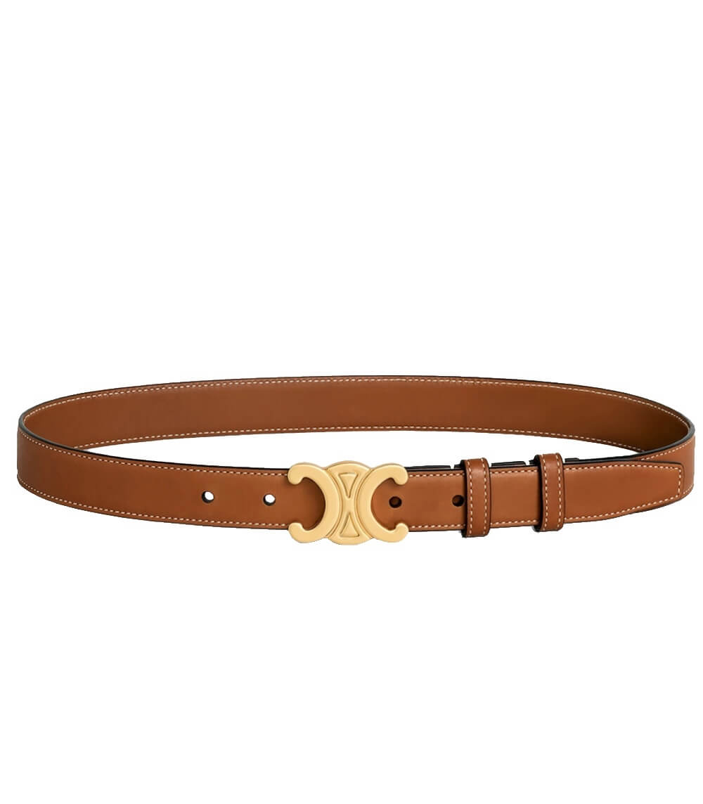 Damebælte med guldspænde - Chic stil