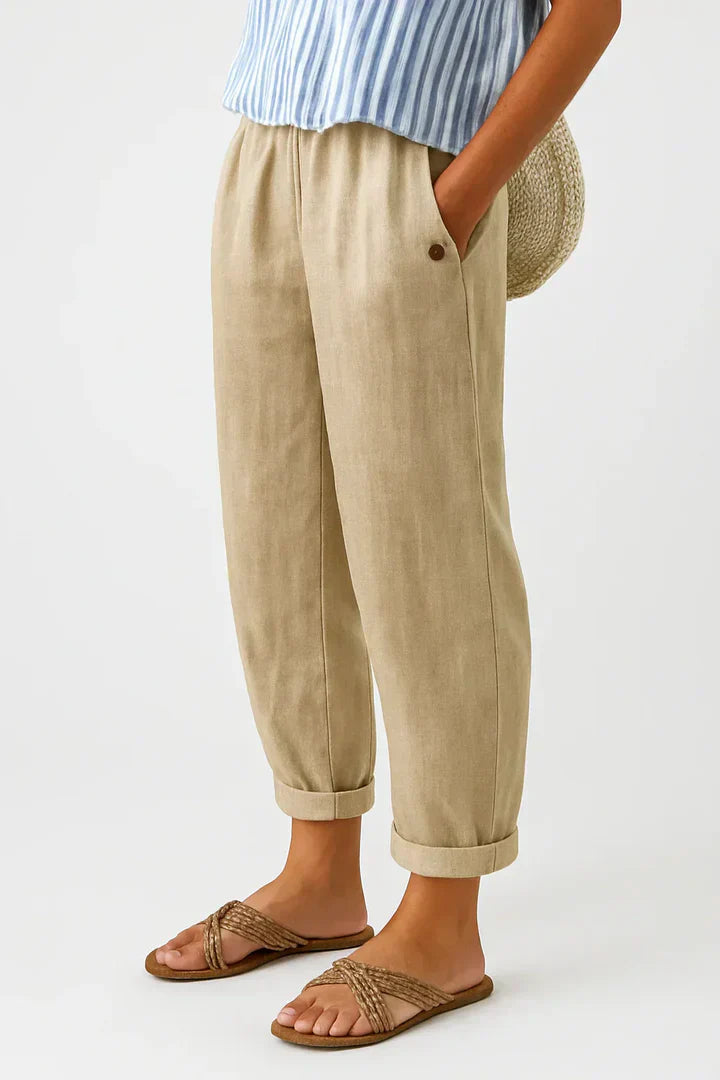 Damebukser i relaxed fit
