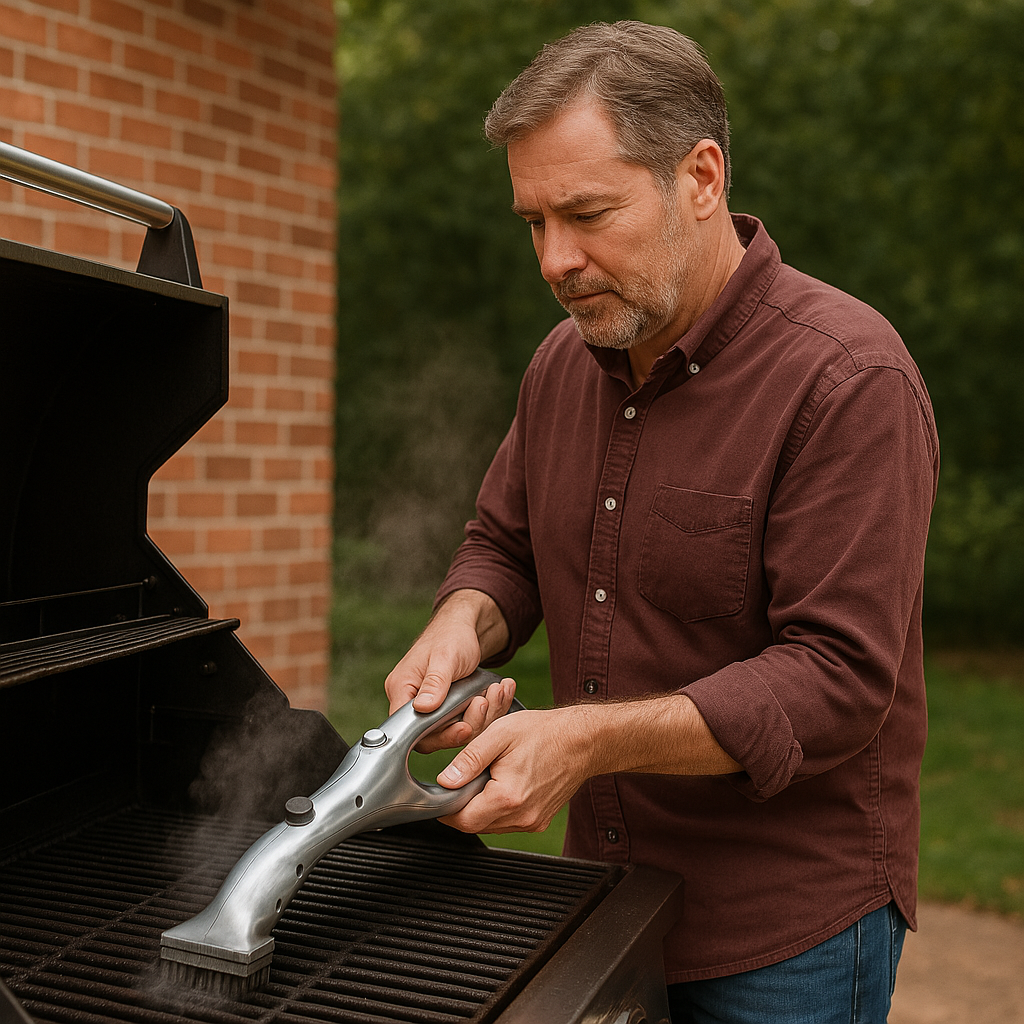 Dampgrillbørste