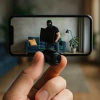 Diskret trådløst kamera med 1080P HD og lyd til overvågning