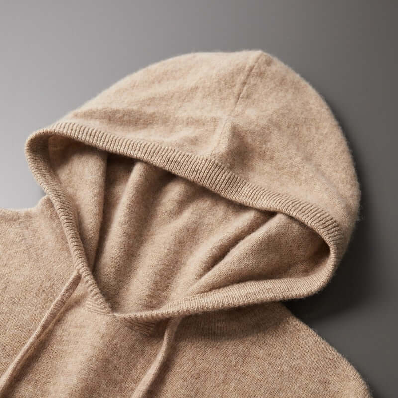 Eksklusiv strikket hoodie til mænd - Blød, stilren og varm