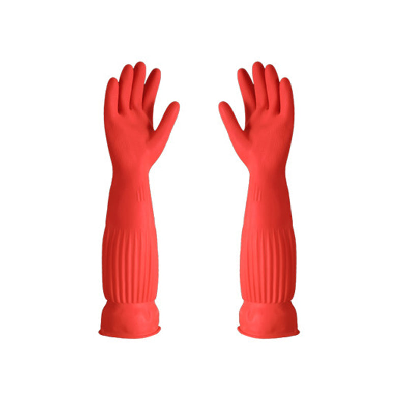 Ekstra lange og tykke latexopvaskehandsker med fleece
