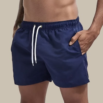 Elastiske badeshorts til mænd