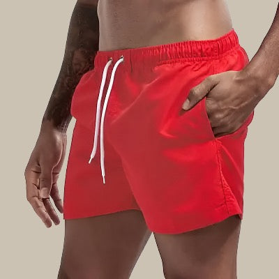 Elastiske badeshorts til mænd