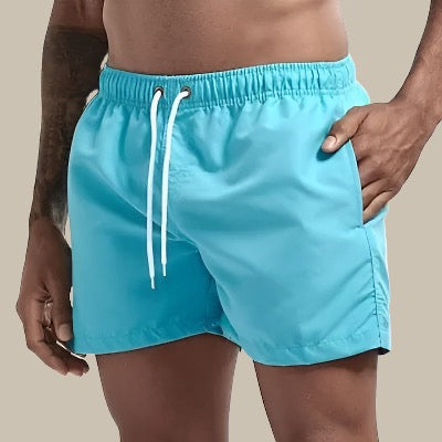 Elastiske badeshorts til mænd