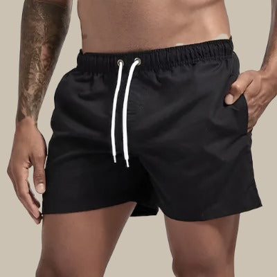 Elastiske badeshorts til mænd