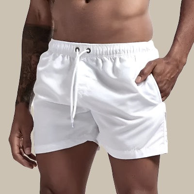 Elastiske badeshorts til mænd