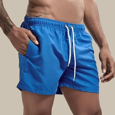 Elastiske badeshorts til mænd