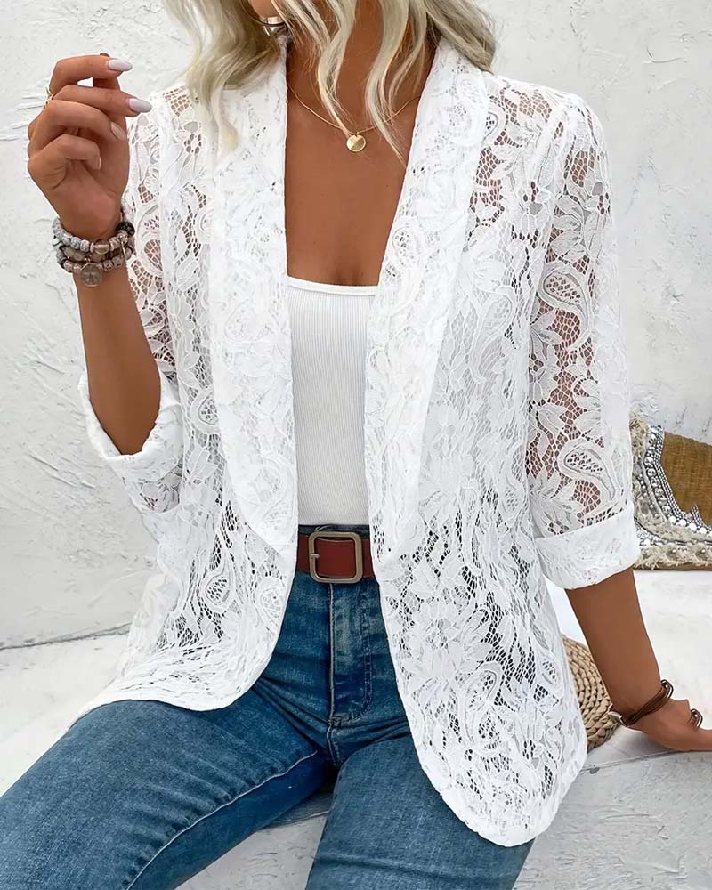 Elegant blondeblazer