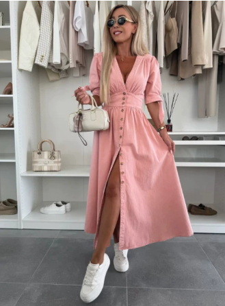 Elegant denimkjole - komfortabel og chik