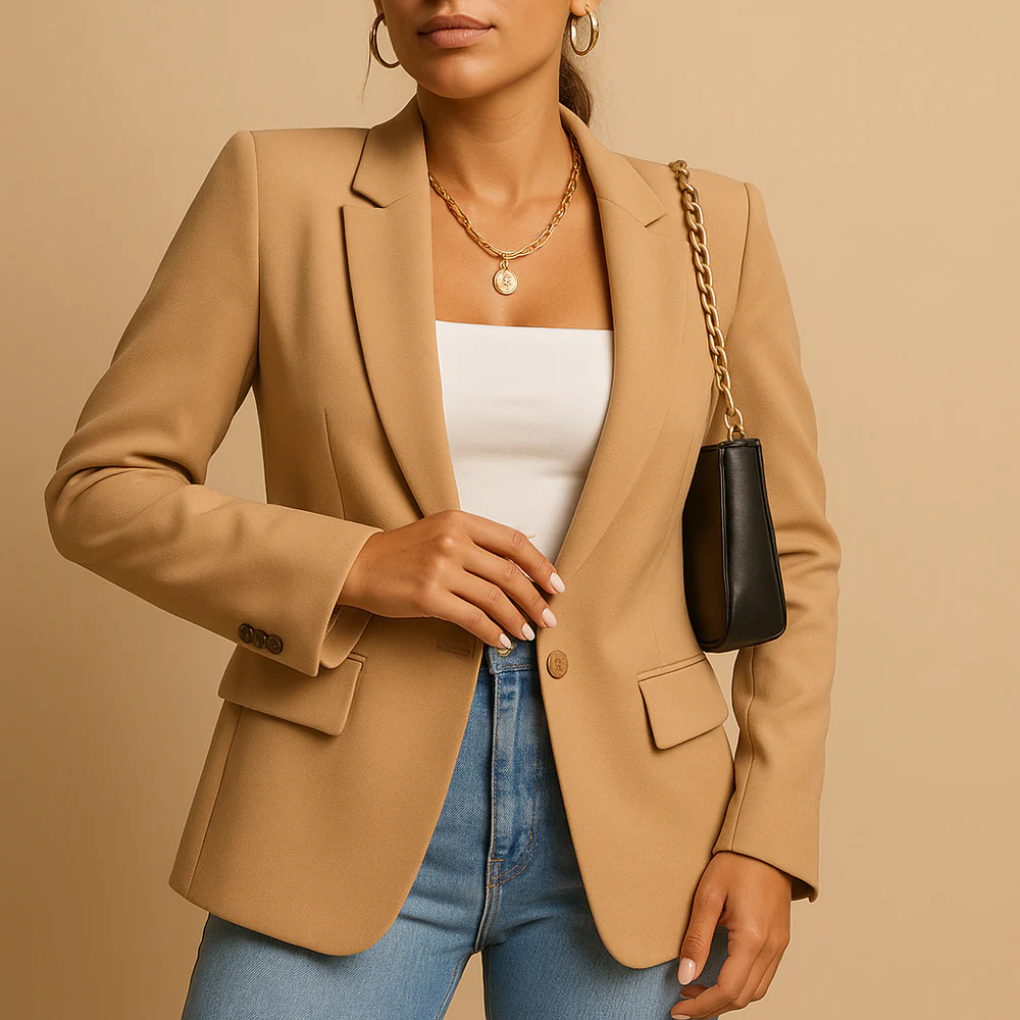 Elegant figursyet blazer til kvinder