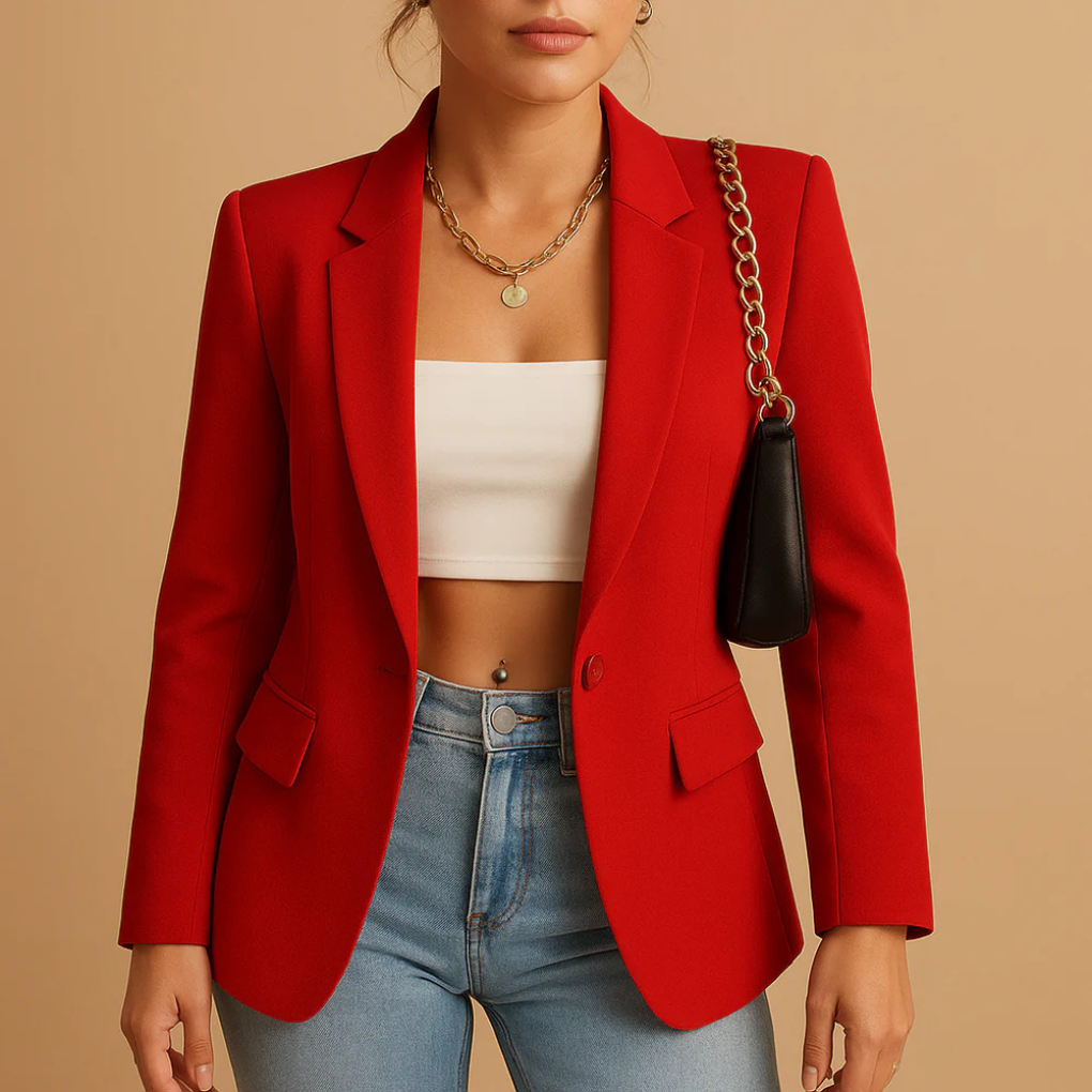 Elegant figursyet blazer til kvinder