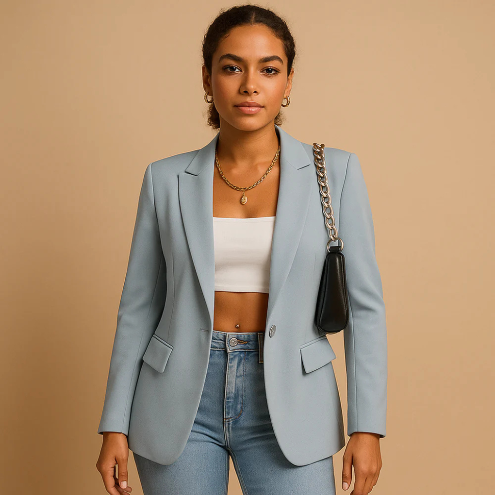 Elegant figursyet blazer til kvinder