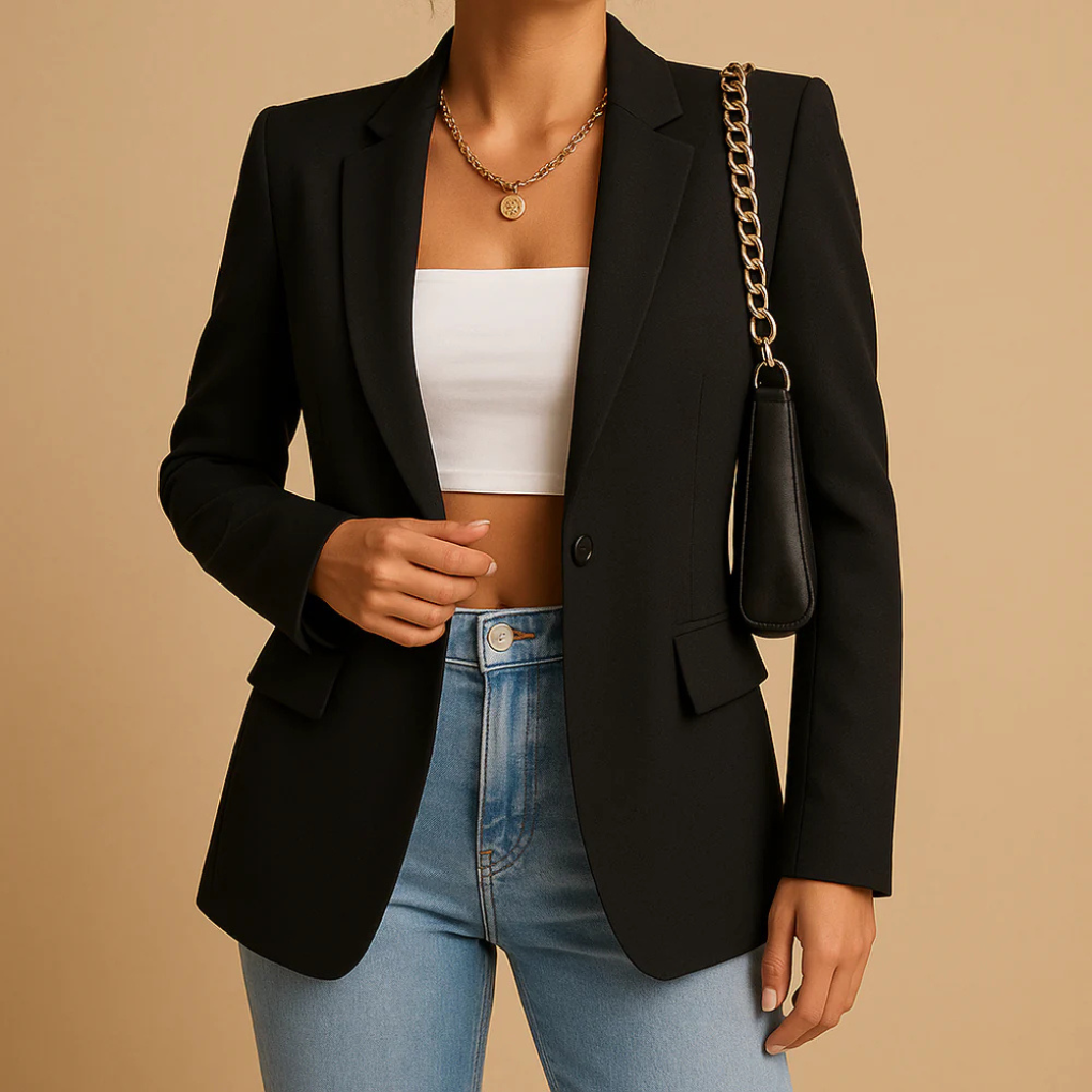 Elegant figursyet blazer til kvinder