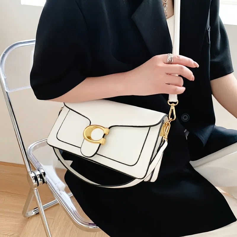 Elegant håndtaske med stor opbevaringsplads