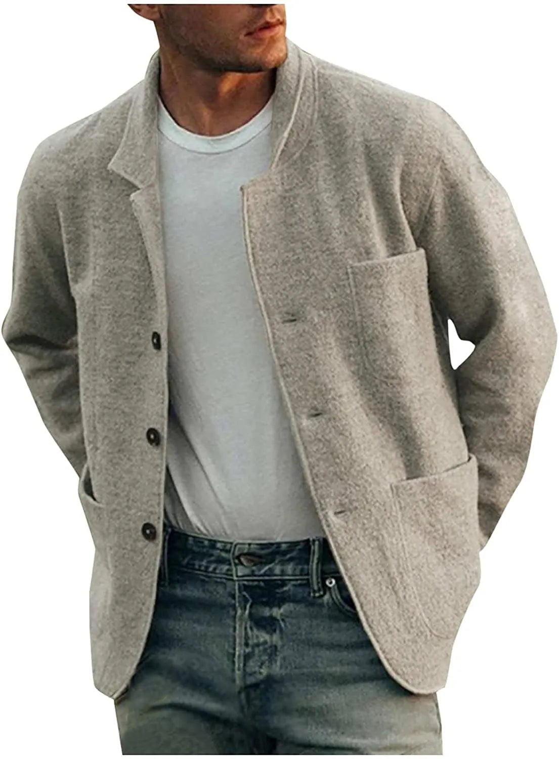 Elegant herreblazer med lommer