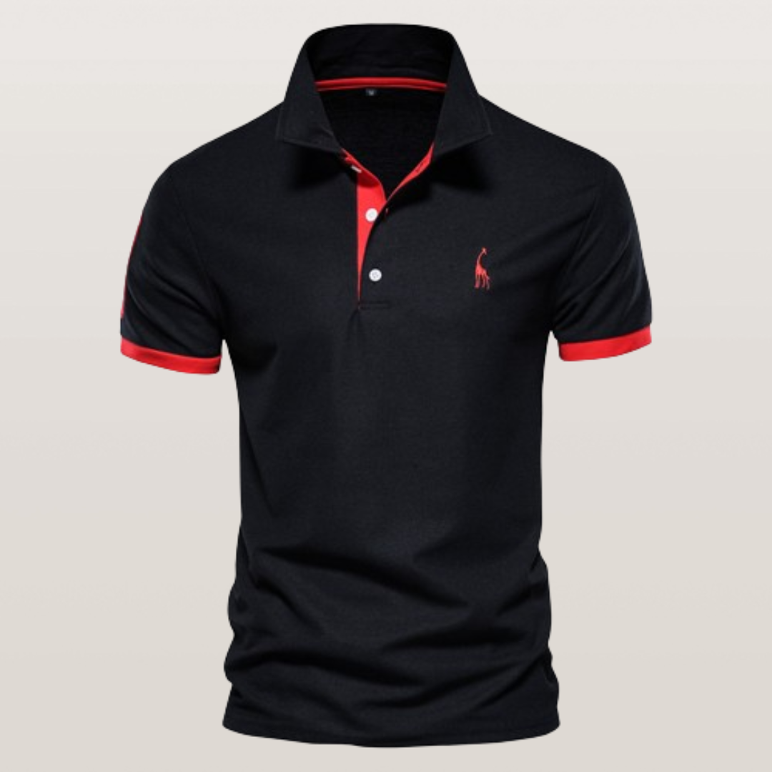 Elegant herrepoloshirt - stilfuld komfort