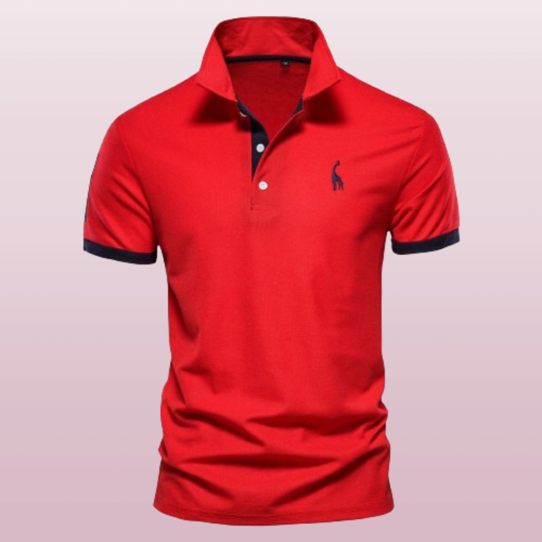 Elegant herrepoloshirt - stilfuld komfort