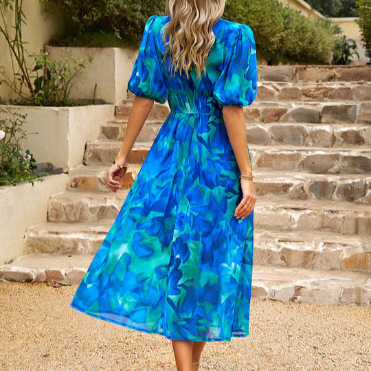 Elegant kjole i vintagestil