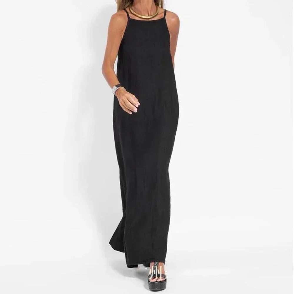 Elegant kjole med slidser