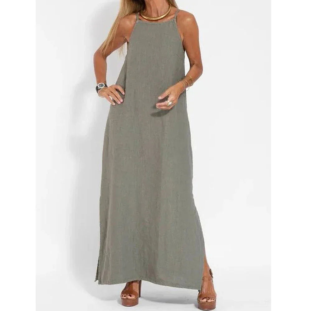Elegant kjole med slidser